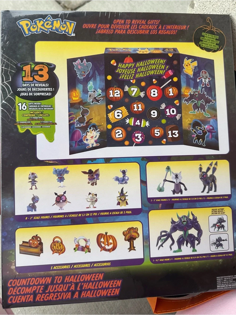 Pokémon Countdown to Halloween Calendar